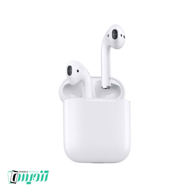 هدفون بی‌ سیم اپل مدل AirPods 2 همراه با محفظه شارژ