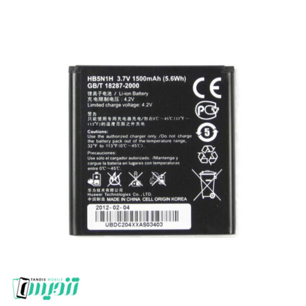 باطری اصلی Huawei G300 Y330 Y320 HB5N1H