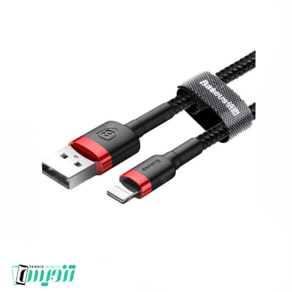 کابل تبدیل USB به لایتنینگ باسئوس مدل cafule طول 1 متر